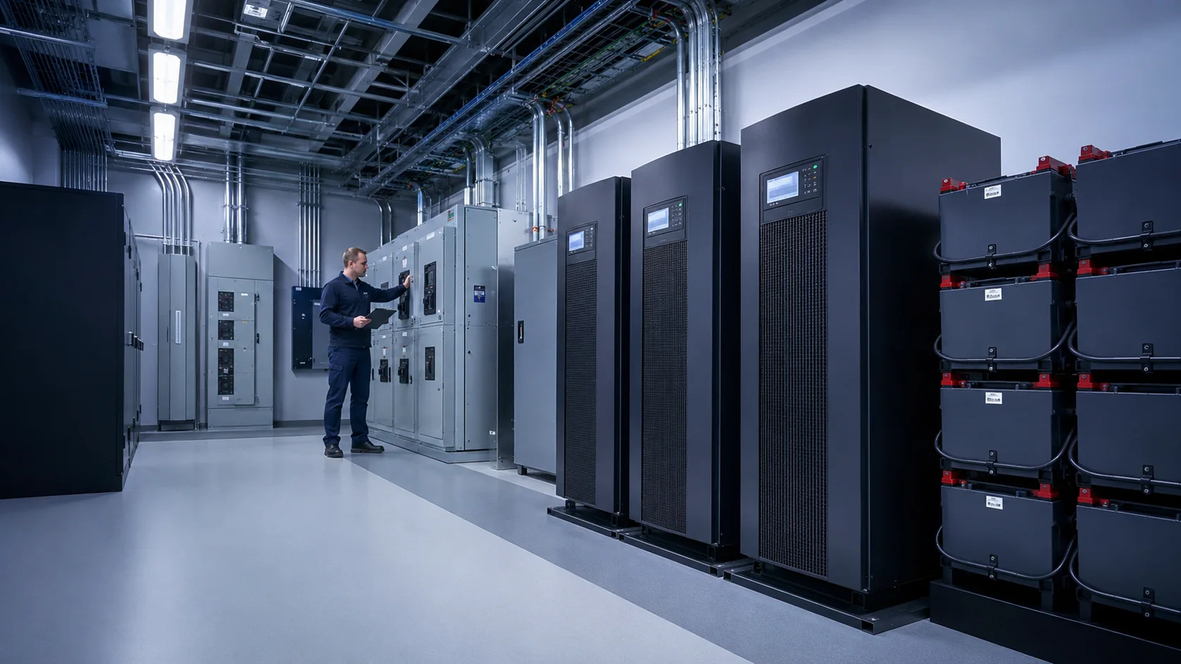 UPS e infraestructura eléctrica